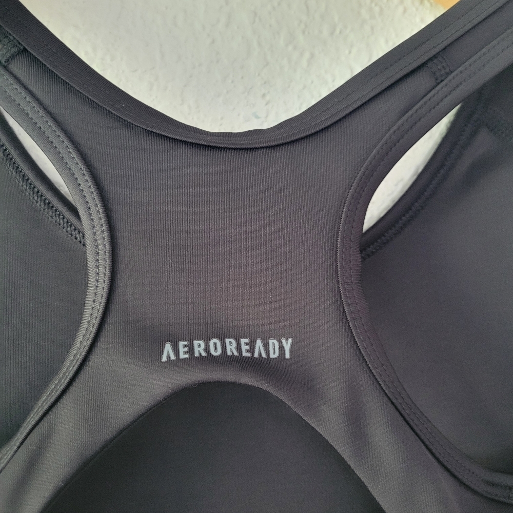 Adidas Girl's Black Techfit Racerback Sports Bra Size L (14) | Athletic Active - Picture 4 of 4
